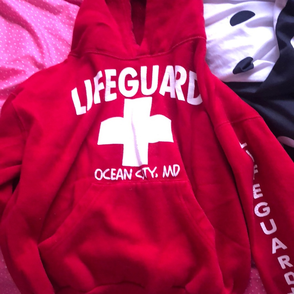 Lifeguard sweatshirt ocean city Maryland